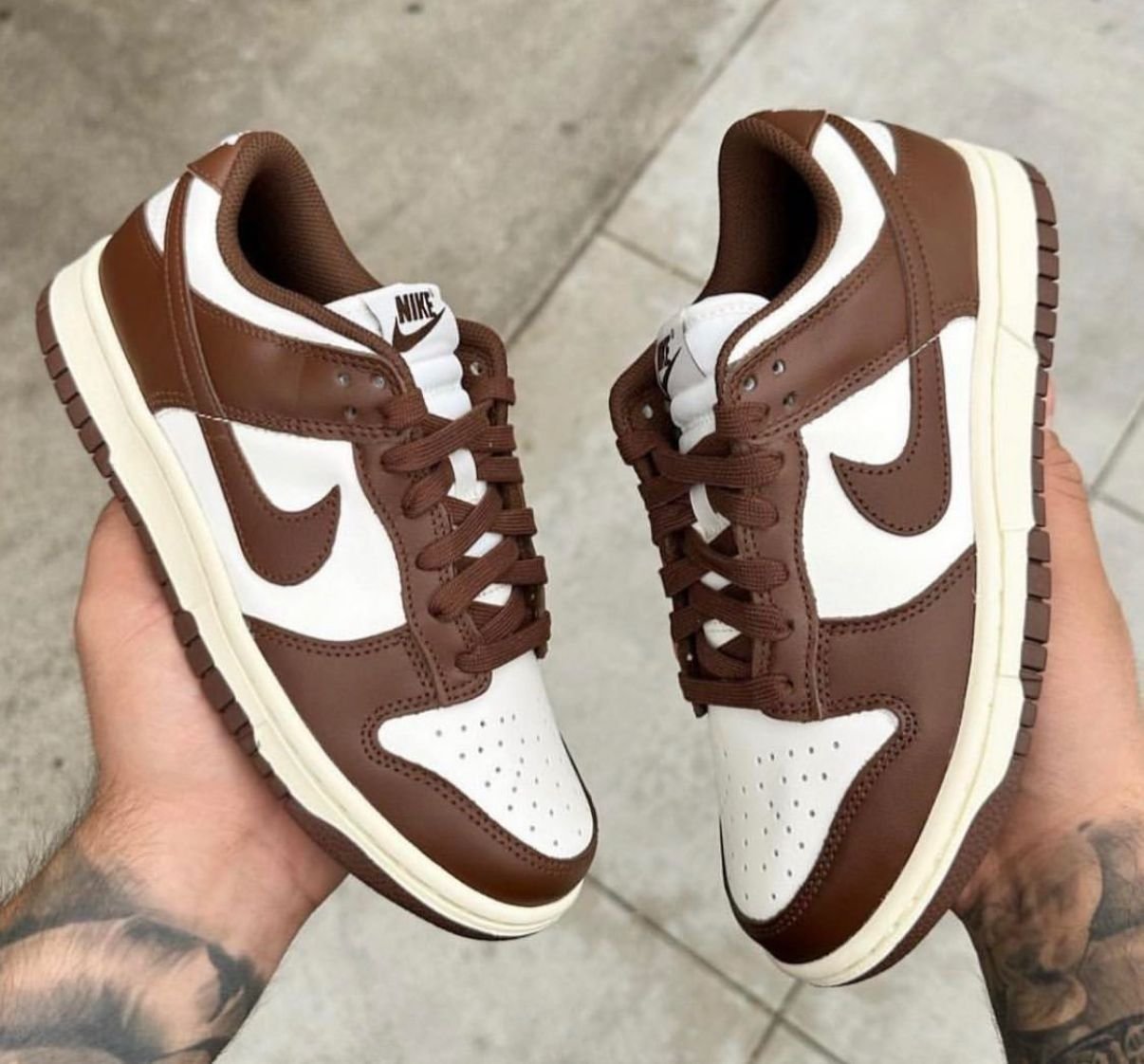 Nike Dunk Low Retro "Cacao Wow" (Sail / Cacao Wow - Coconut Milk) - Premium Leather Sneakers - Image 5