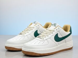 Nike Air Force 1 '07 Low-Top Sneakers – Classic White Collection | Sail / Mocha Brown / Red & White / Gorge Green / Gum Sole
