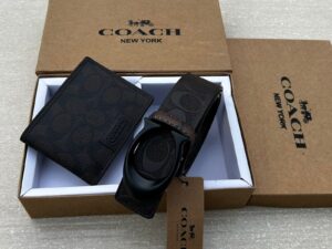 Premium Men's Leather Wallet and Belt Combo Gift Set – Elegant Designer Collection (4 Variants)