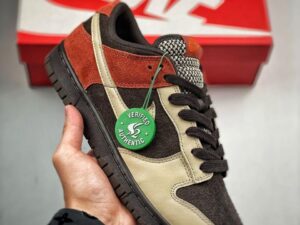 Men's Suede & Leather Low-Top Casual Sneakers | Earth-Tone Style