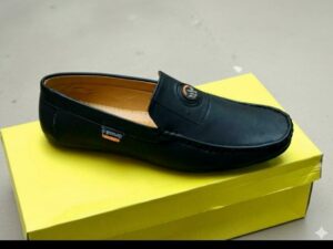 Men's Classic Faux Leather Slip-On Moccasin Loafers