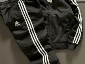 Men's Classic Athletic Tracksuit Set | Full Zip Jacket & Pants with Stripe Detail