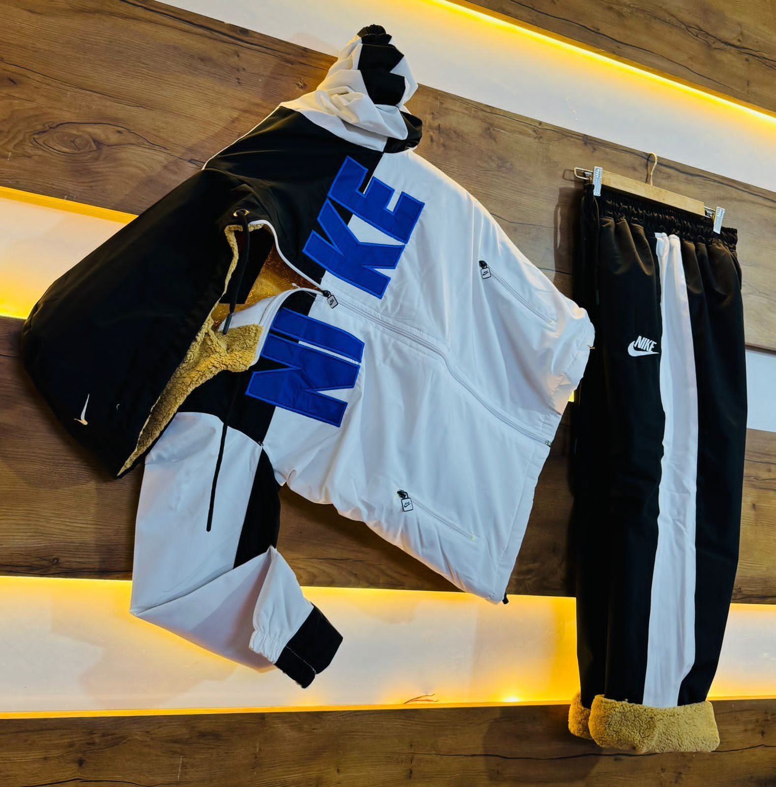 Men's Heavyweight Fleece-Lined Tracksuit Set | Winter Hooded Jacket & Pant Combo - Image 3