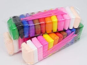 36PC air dry clay multicolor set for kids