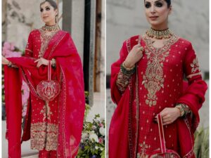 Embroidered Kurta Plazzo Set