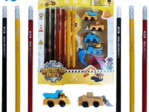 construction theme stationery set for kids