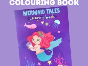 mermaid colouring book for kids