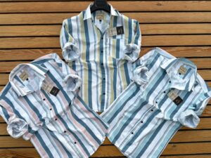 burberry pure cotton lining shirt blue full sleeve