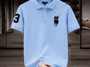 USPA sky blue polo t-shirt casual wear